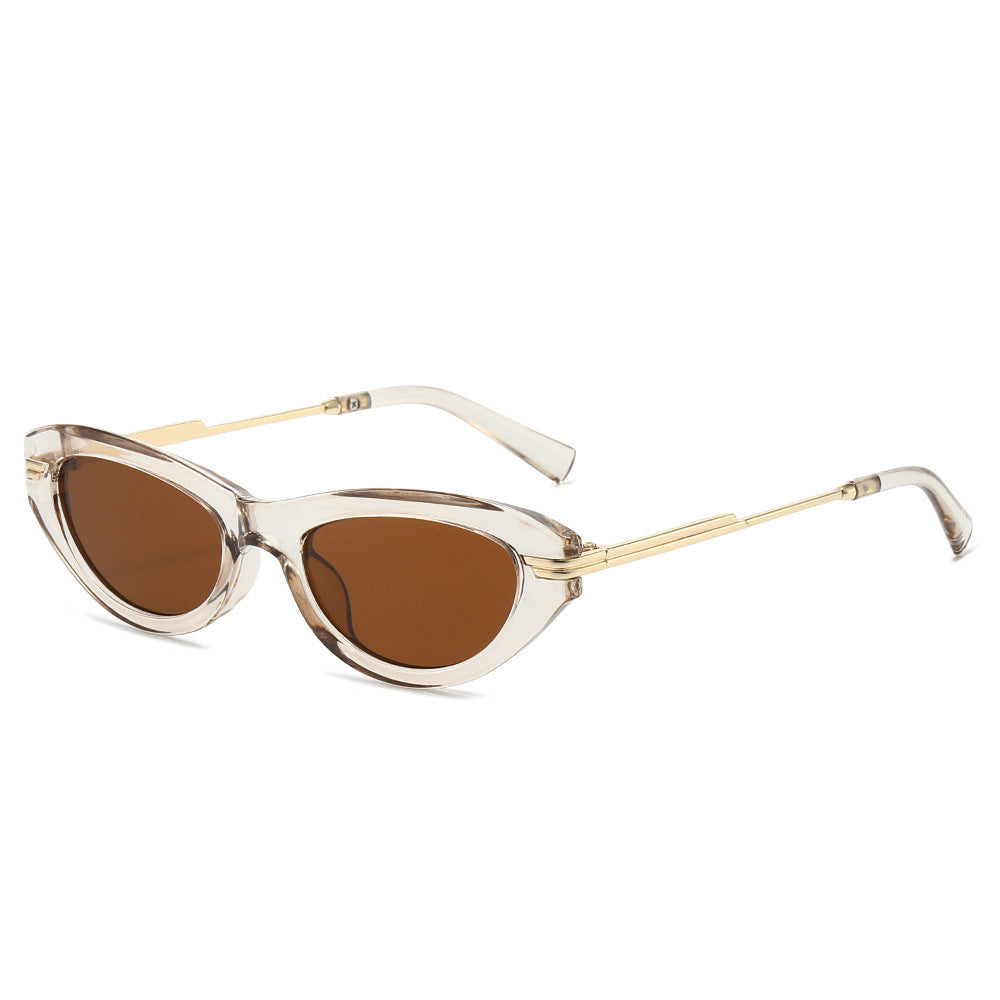 Chic Cat-Eye Sunglasses with Decorative Metal Accents Stornfield