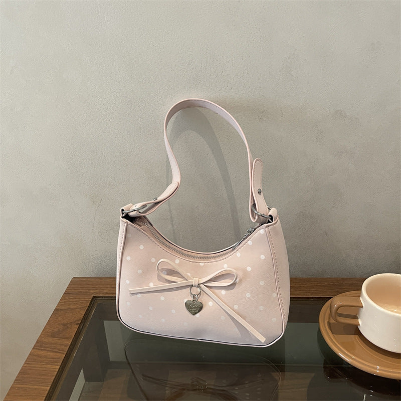 Charming Polka Dot Mini Shoulder Bag