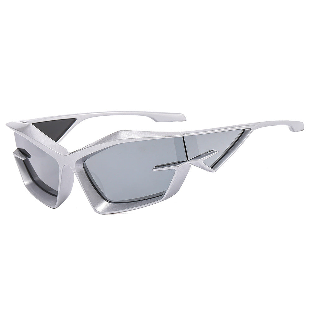 Women futuristic sunglasses with unique polygon design Stornfield