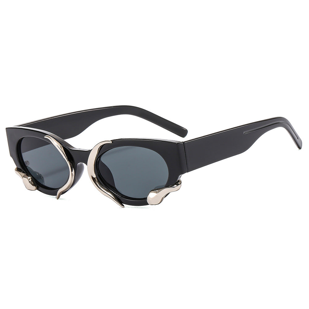 Women's designer sunglasses with a unique, sculptural frame Stornfield