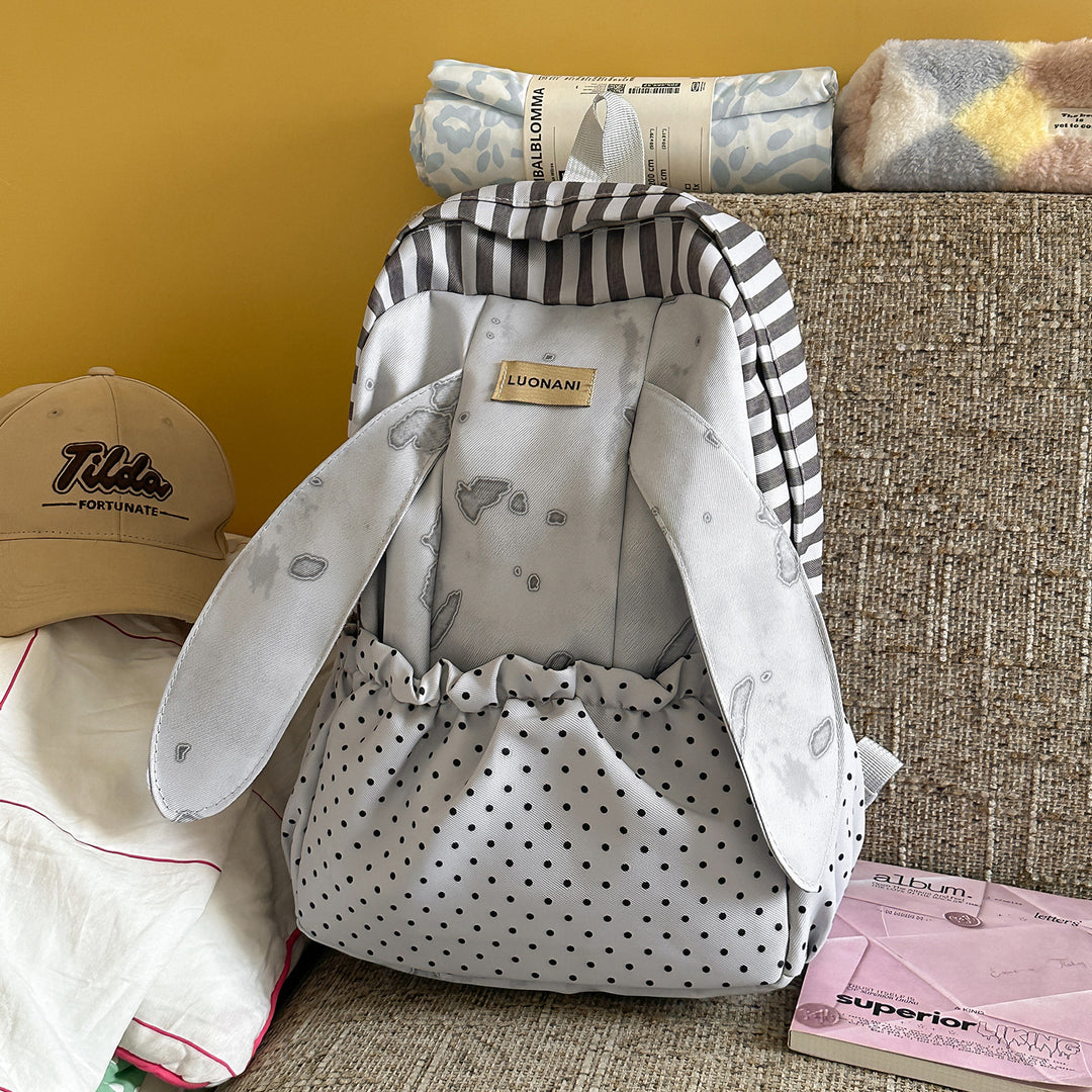 Playful Bunny-Ear Design Backpack Stornfield