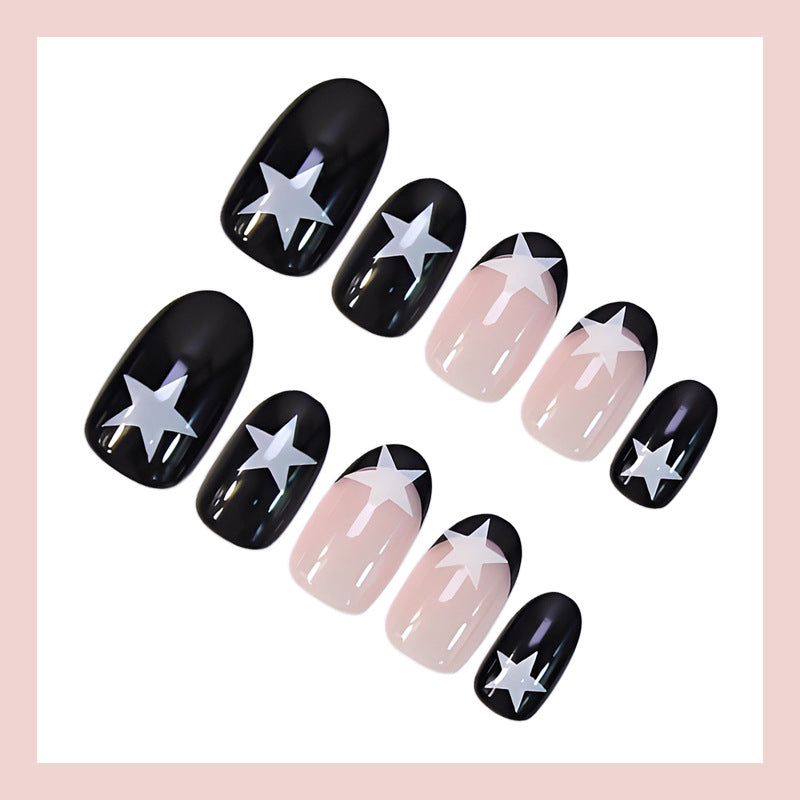 Artificial nail set with creative star design Stornfield