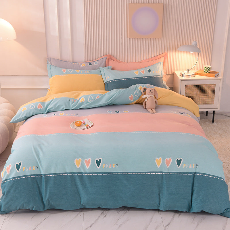 Luxury Striped Bedding Set