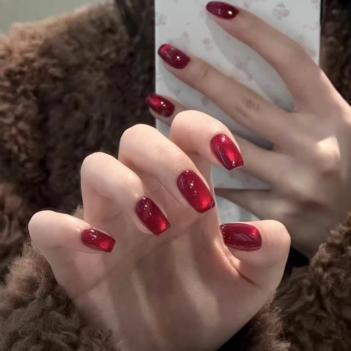 Shiny Gel Nail Extensions Stornfield