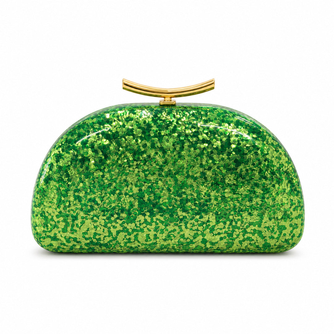Marbled Acrylic Evening Clutch