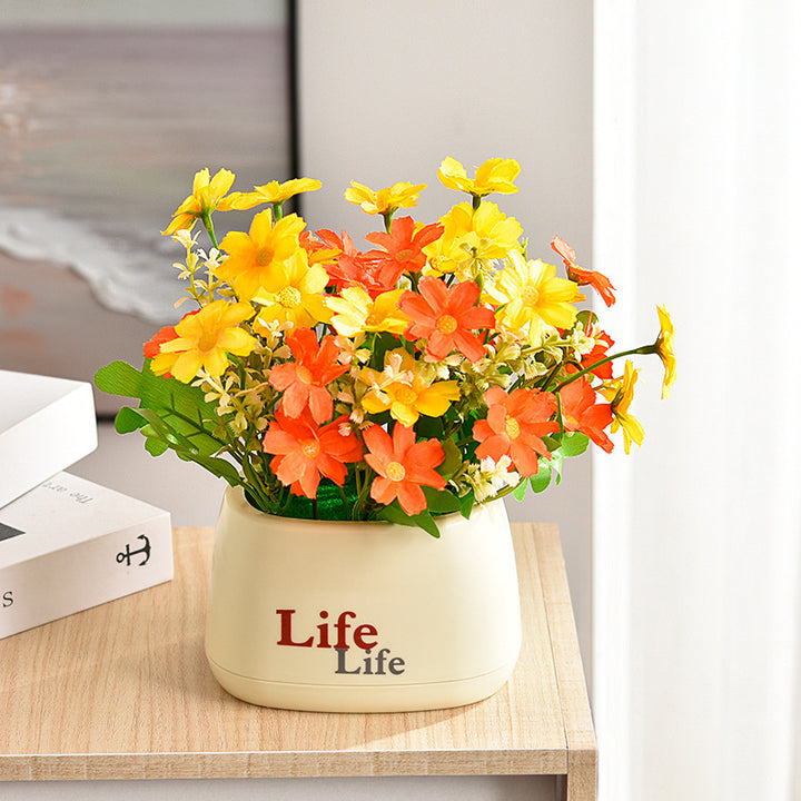 Lifelike Floral Centerpiece Arrangement