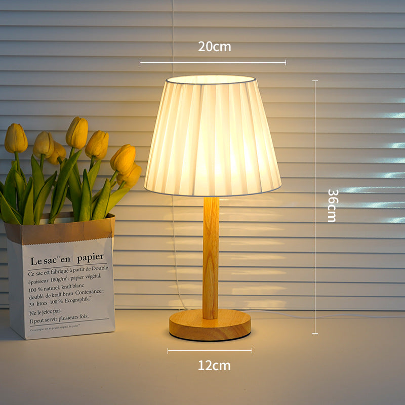 Elegant Fabric Shade Table Lamp