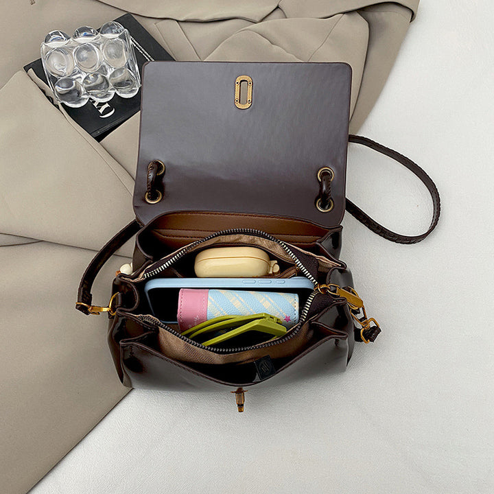 Woven Leather Handbag