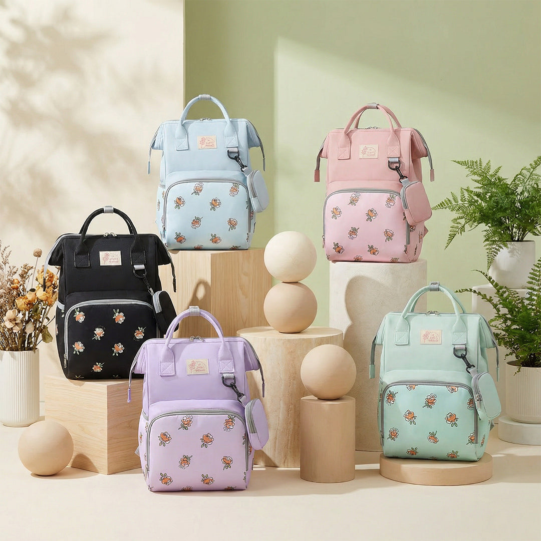 Stylish Floral Pattern Backpack Stornfield