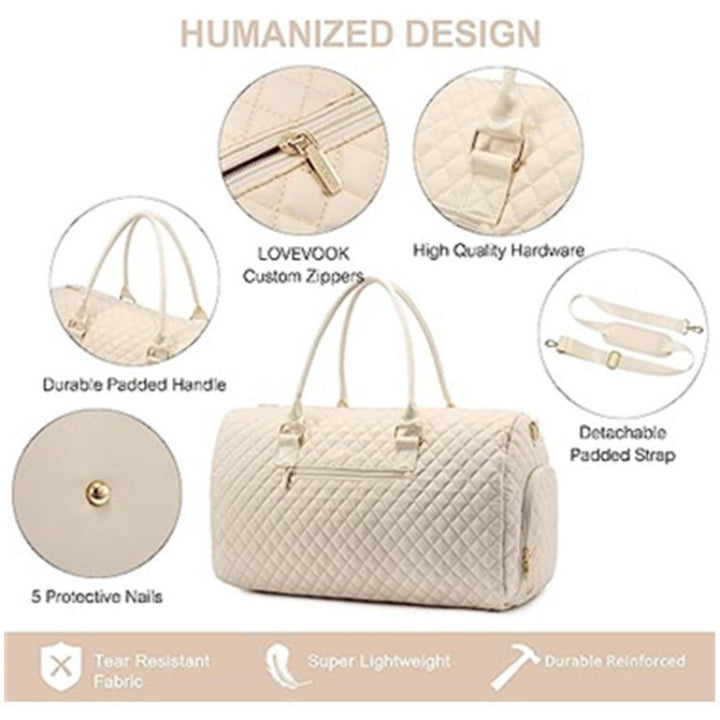 Quilted Weekender Duffle Bag Stornfield