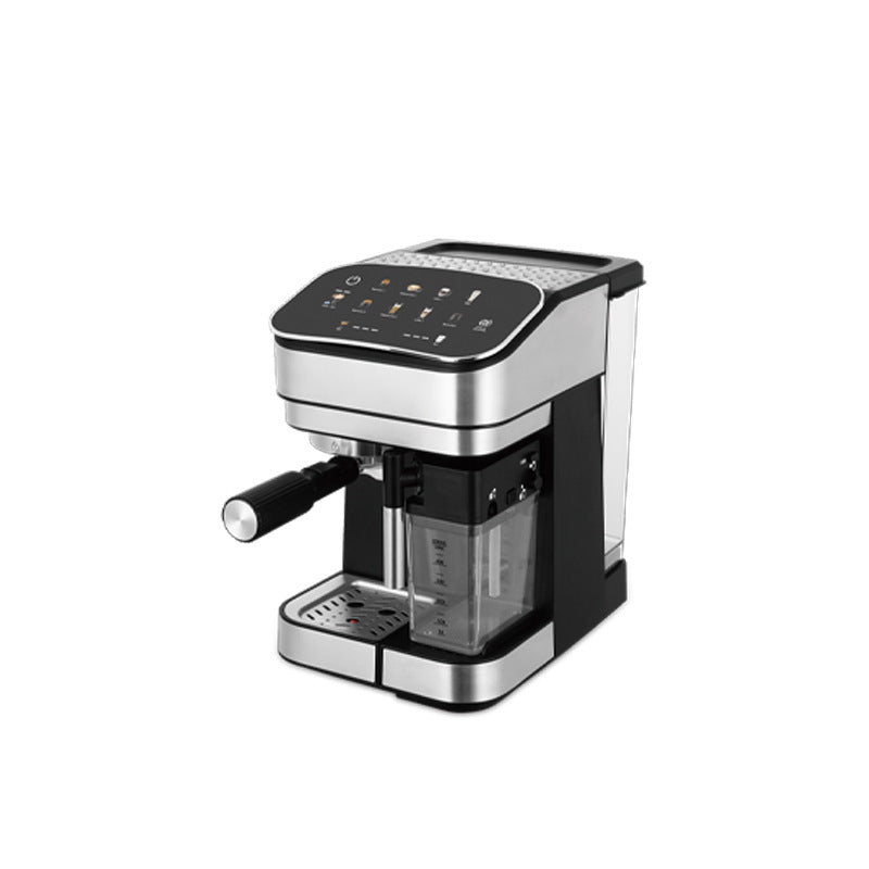 High-performance espresso machine with integrated milk frother and precise brewing temperature control Stornfield