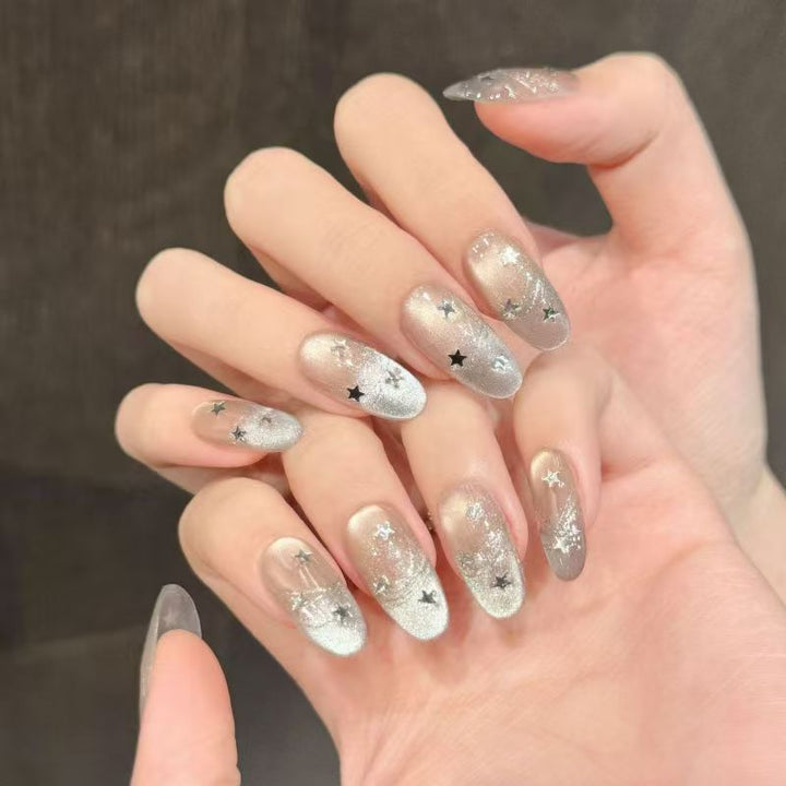 Premium Glitter Press-On Nail Tips Stornfield