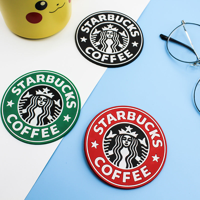 Unisex Circular Silicone Coaster Stornfield