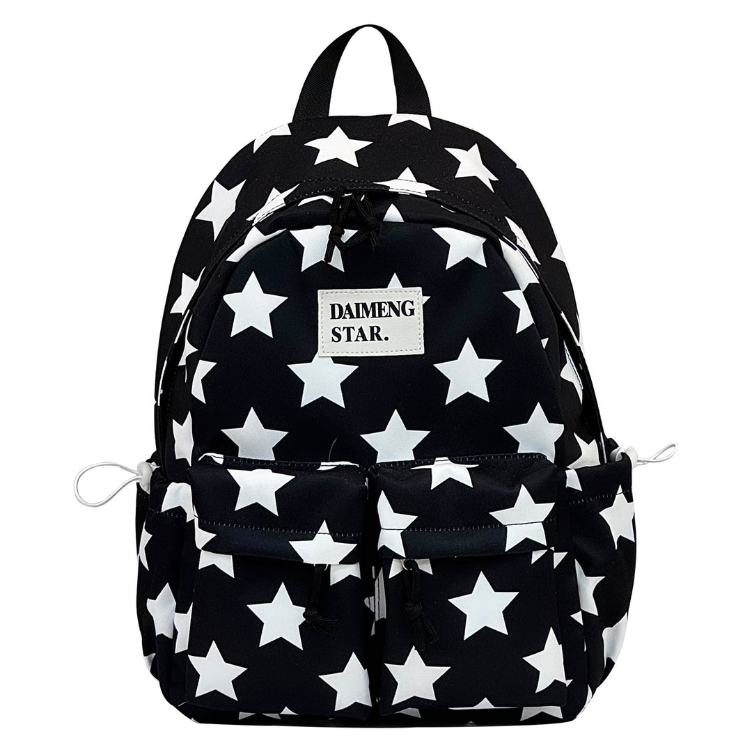 Star-Patterned Casual Backpack Stornfield