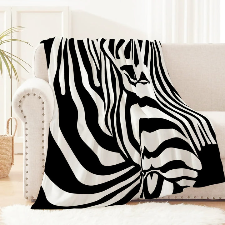 Stylish Zebra Print Blanket Stornfield