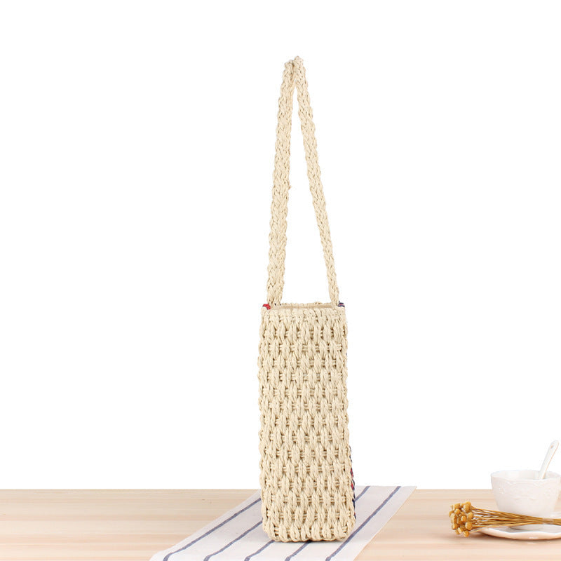 Beach bag in modern design with decorative stripes Stornfield