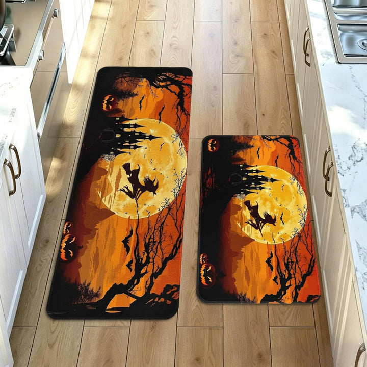 Halloween-Themed Kitchen Runner Mat