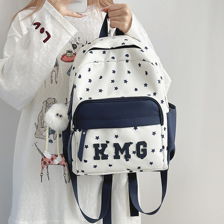 Casual Star-Patterned Backpack Stornfield 1791204760