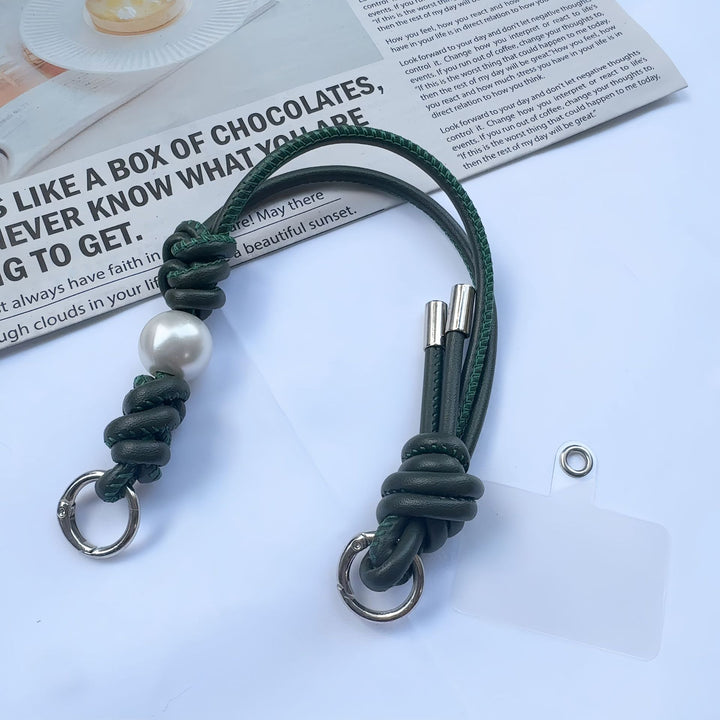 Elegant Knotted Leather Keychain Holder Stornfield