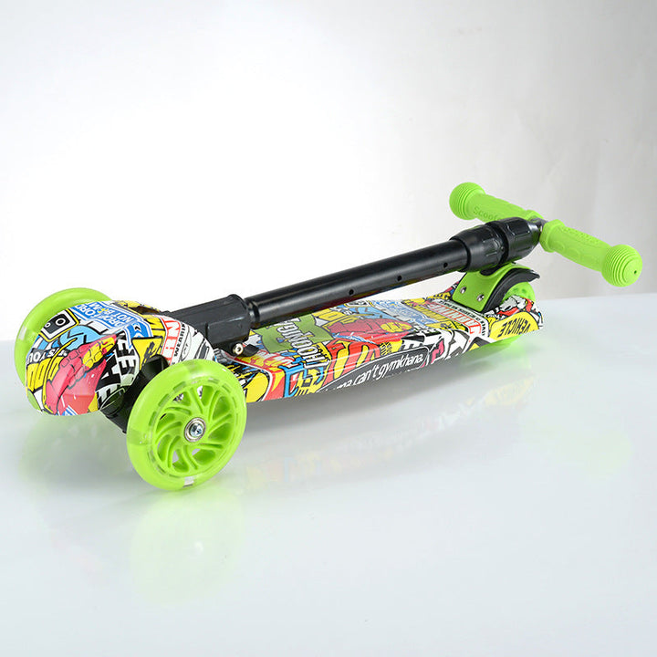 Kid-Friendly Foldable Kick Scooter Stornfield