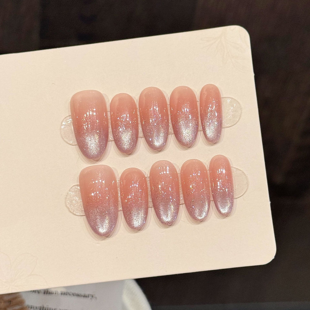 Ombre Glossy Press-On Nail Set