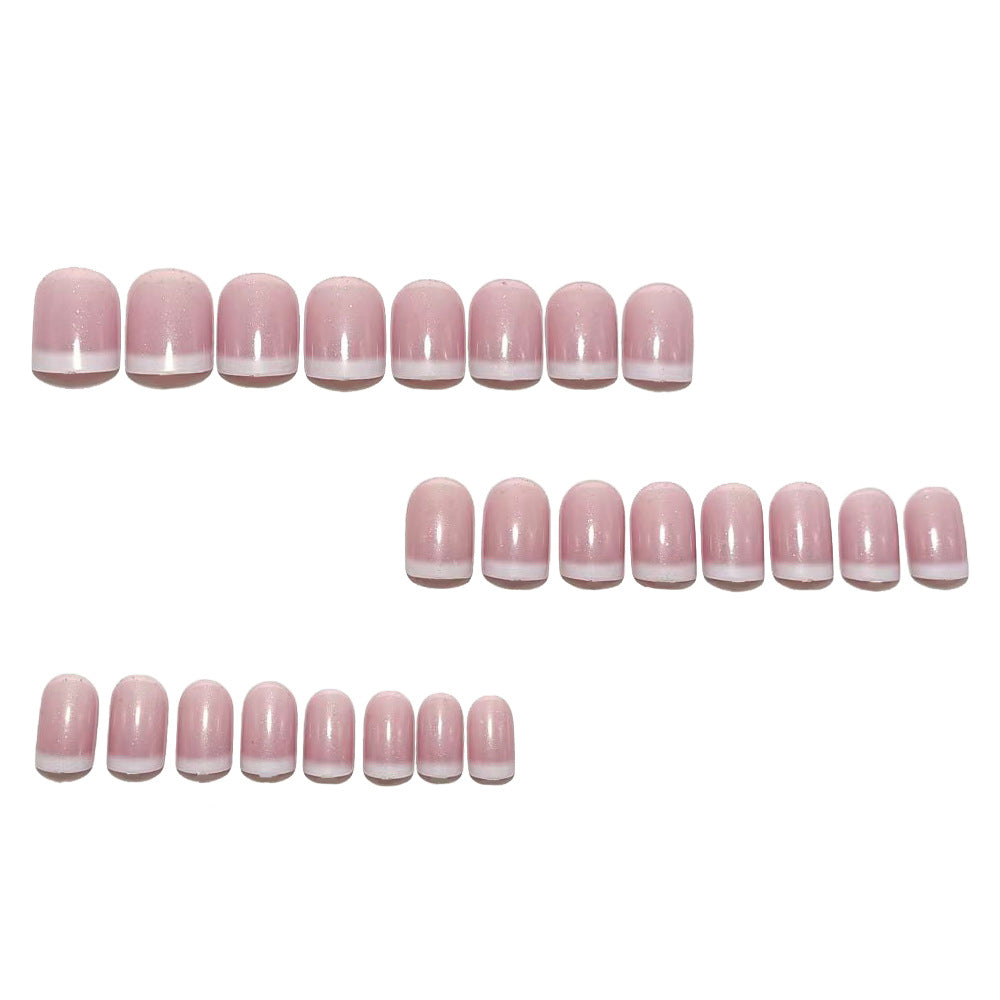 Artificial Nails in Elegant French Tip Style Stornfield