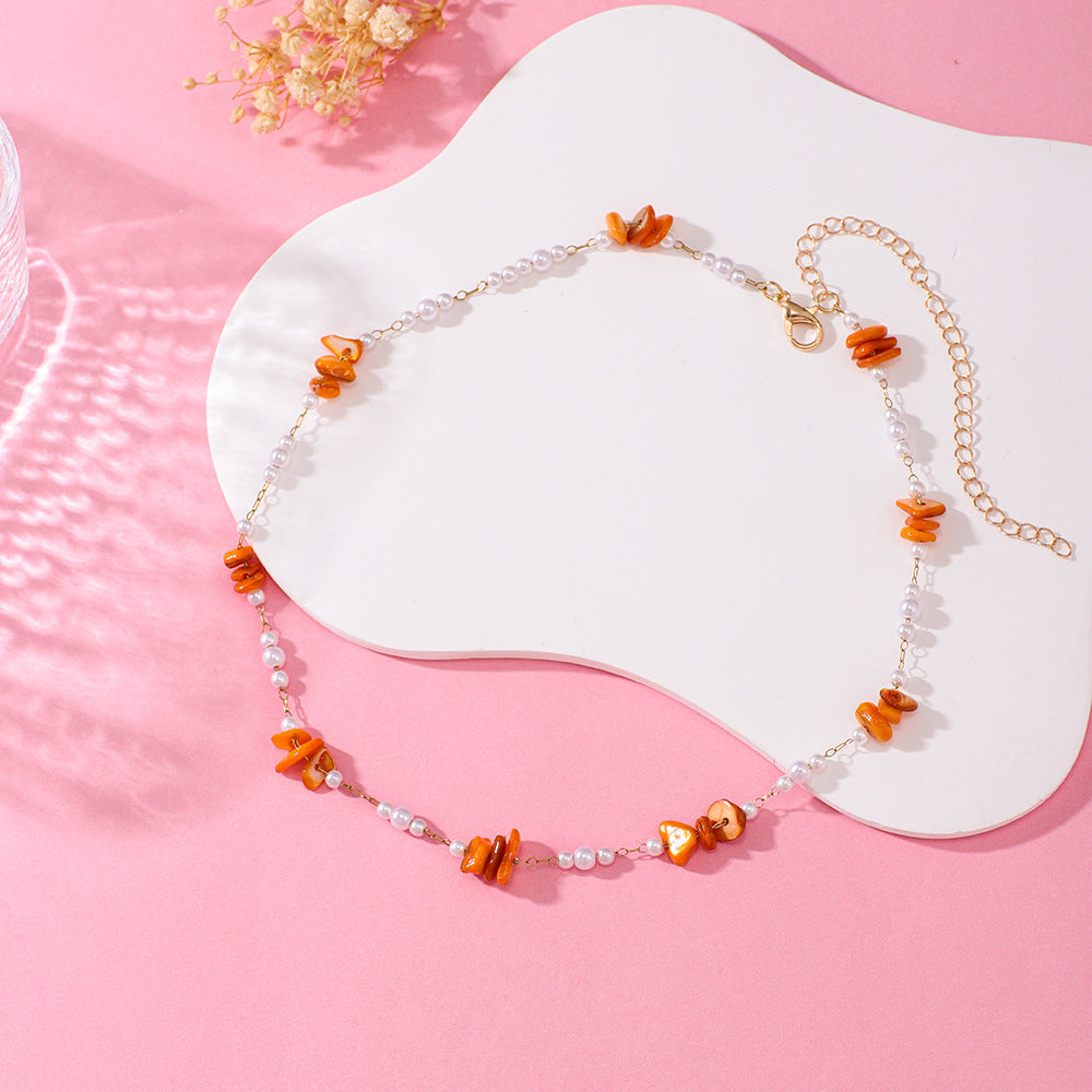 Elegant Floral Beaded Necklace Stornfield