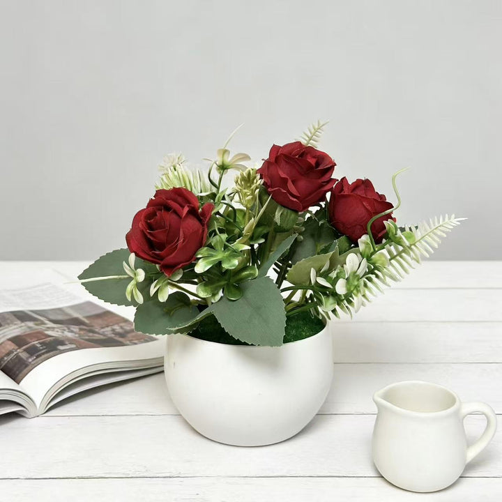 Artificial Orchid Plant for Indoor Home Decor