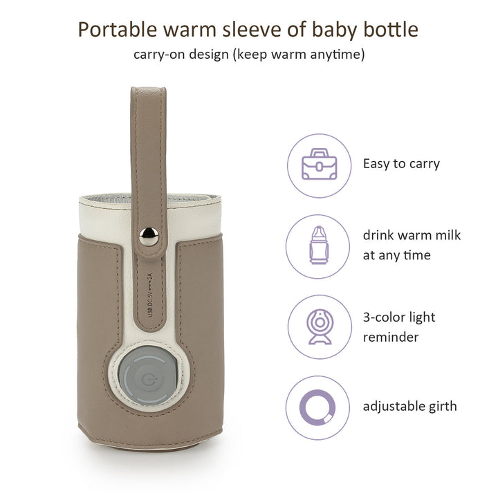 Elegant and Functional Bottle with Leather Sleeve Stornfield