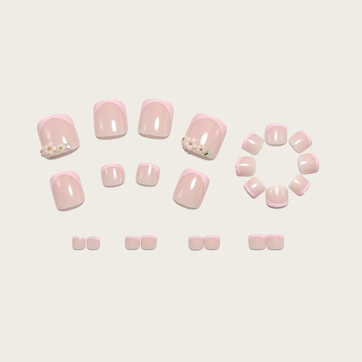Nail Art Set with Floral Details Stornfield