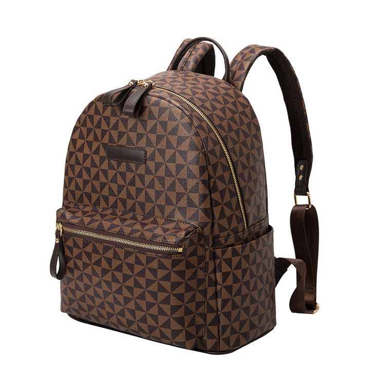 Fashionable backpack in geometric design Stornfield