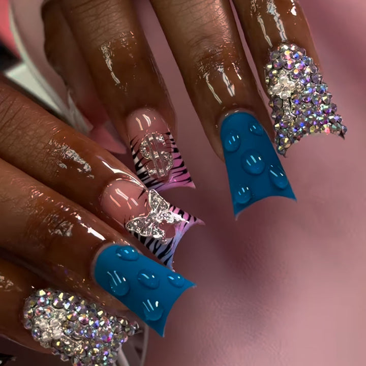 Glamorous 3D Press-On Nail Set Stornfield