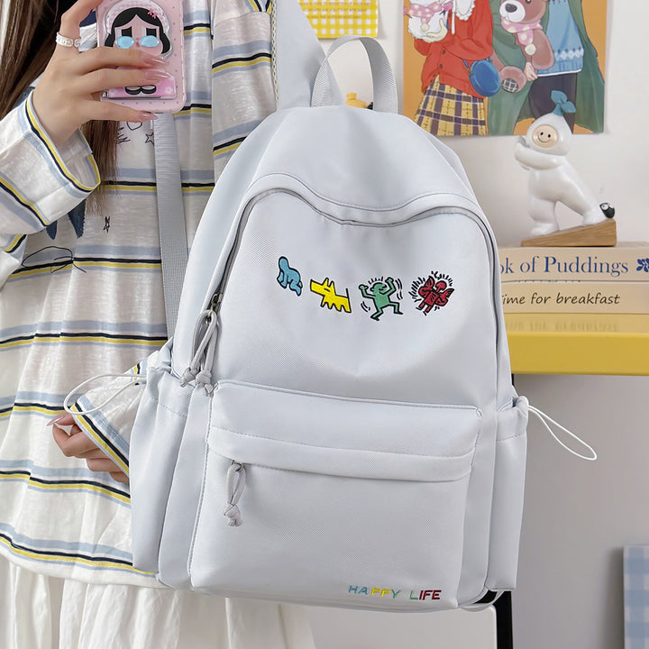 Artistic Embroidered Casual Backpack Stornfield