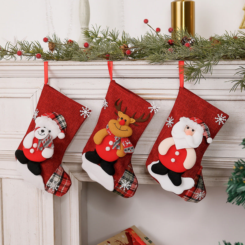 Christmas stocking with reindeer design Stornfield