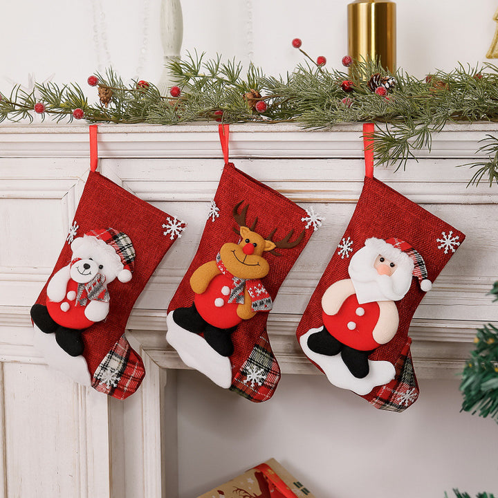 Christmas stocking with reindeer design Stornfield