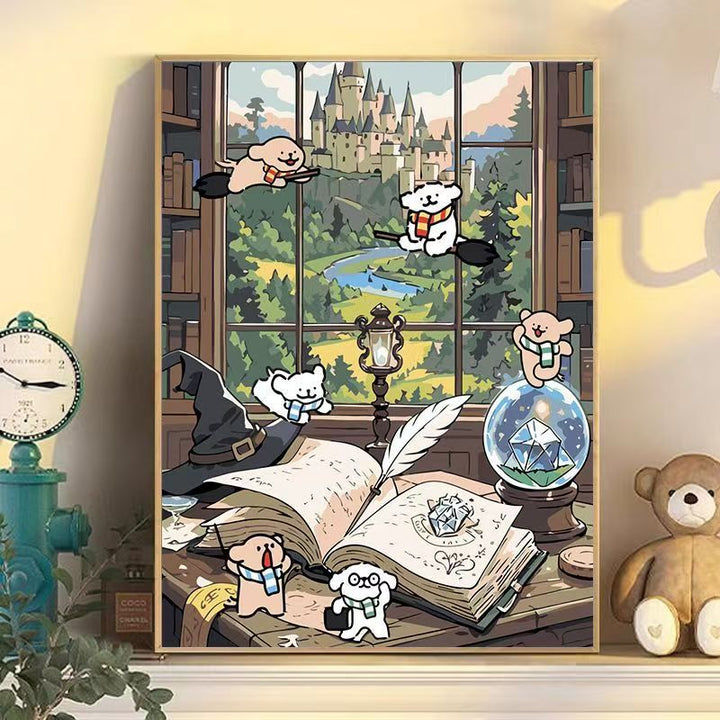 Playful Cartoon Dog Wall Art Stornfield