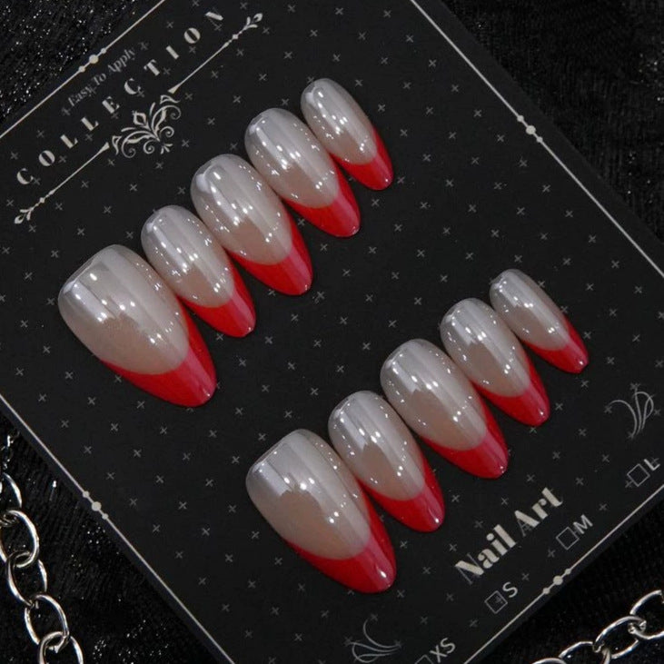 Trendy Gradient Stiletto Press-On Nails