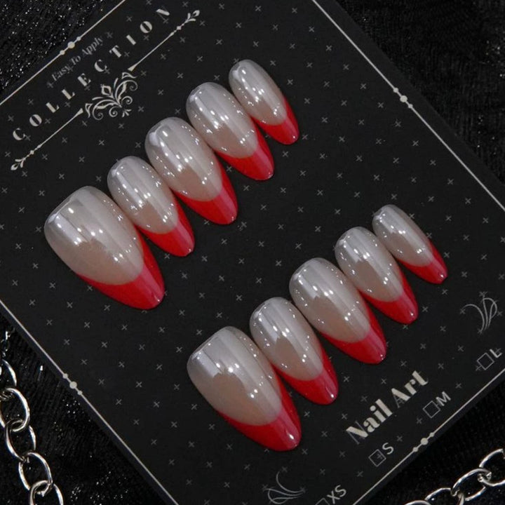 Trendy Gradient Stiletto Press-On Nails
