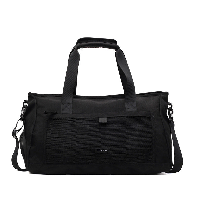 Sporty travel bag with mesh structure and practical compartments Stornfield