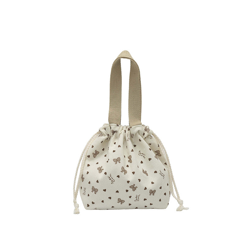 WoTextured Drawstring Mini Pouch Stornfield