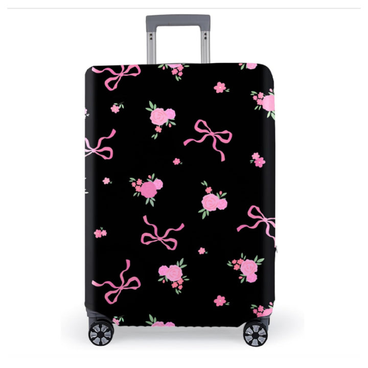 Unisex non-elastic suitcase cover with mandala motif, stretch protective cover for telescopic handle and wheels Stornfield