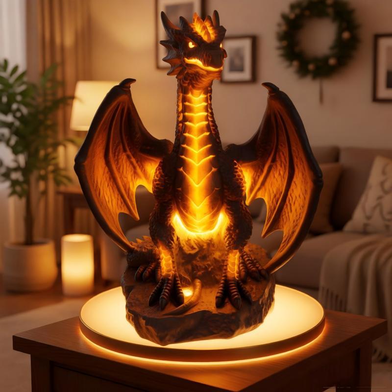 Decorative Dragon Lamp Stornfield