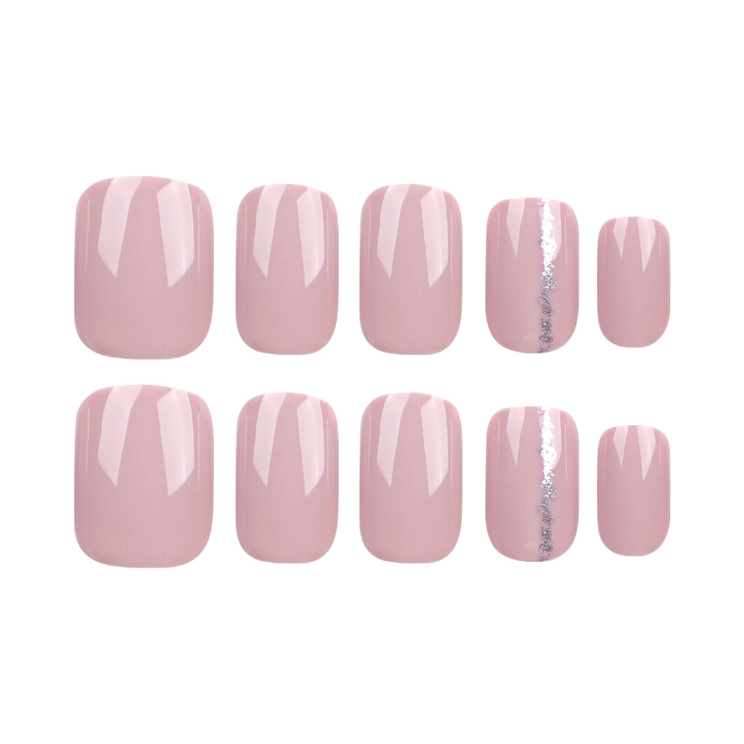 Nail art with elegant glitter accent Stornfield