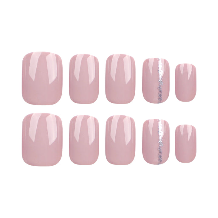 Nail art with elegant glitter accent Stornfield