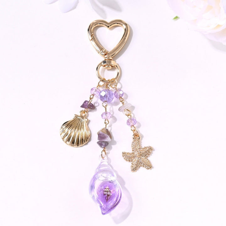Keychain with Sparkling Sun Motif Stornfield
