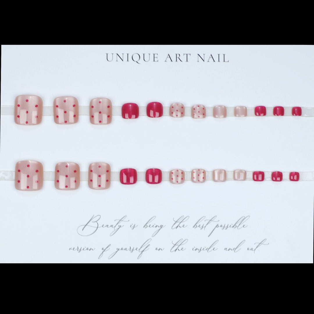 Trendy Press-On Toe Nail Art Stornfield