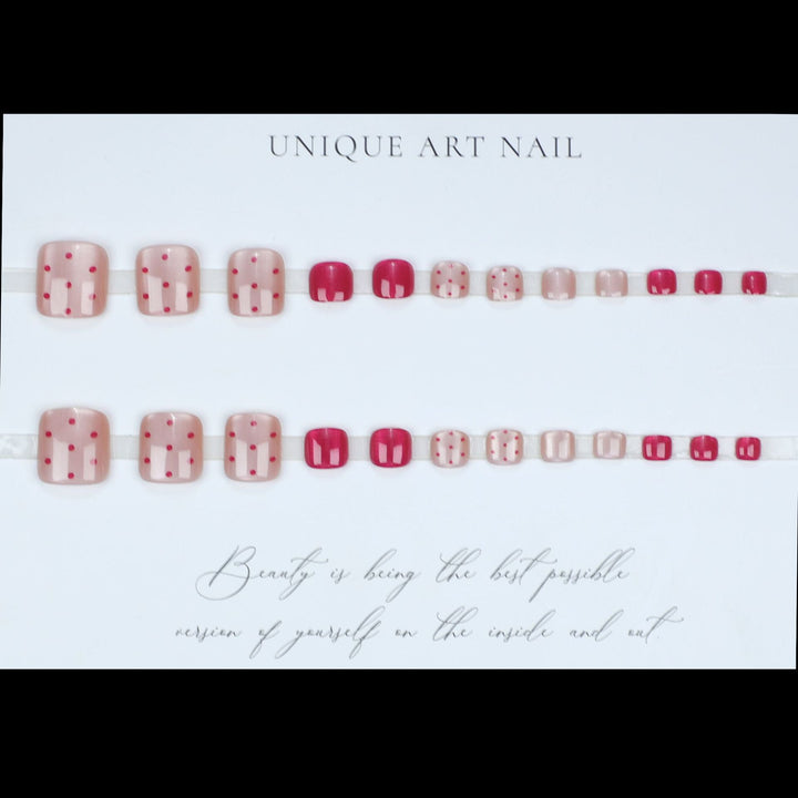 Trendy Press-On Toe Nail Art Stornfield