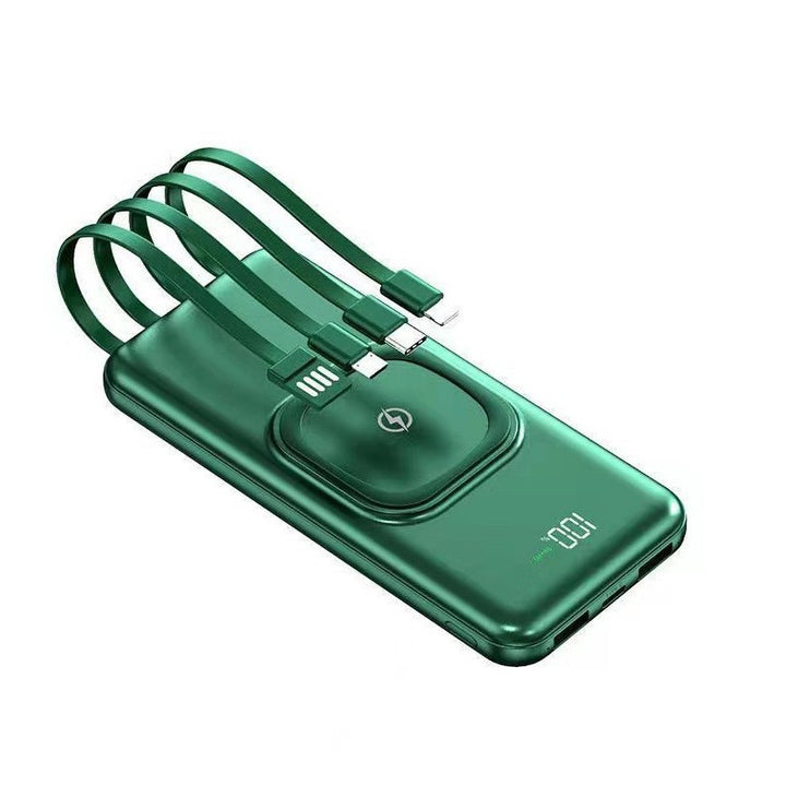 Portable power bank with state-of-the-art digital charge level display Stornfield