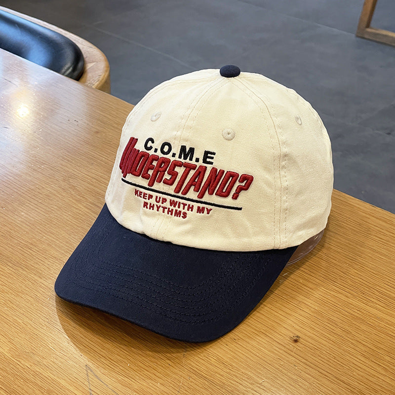 Unisex Casual Textured Cap with Playful Embroidery Stornfield