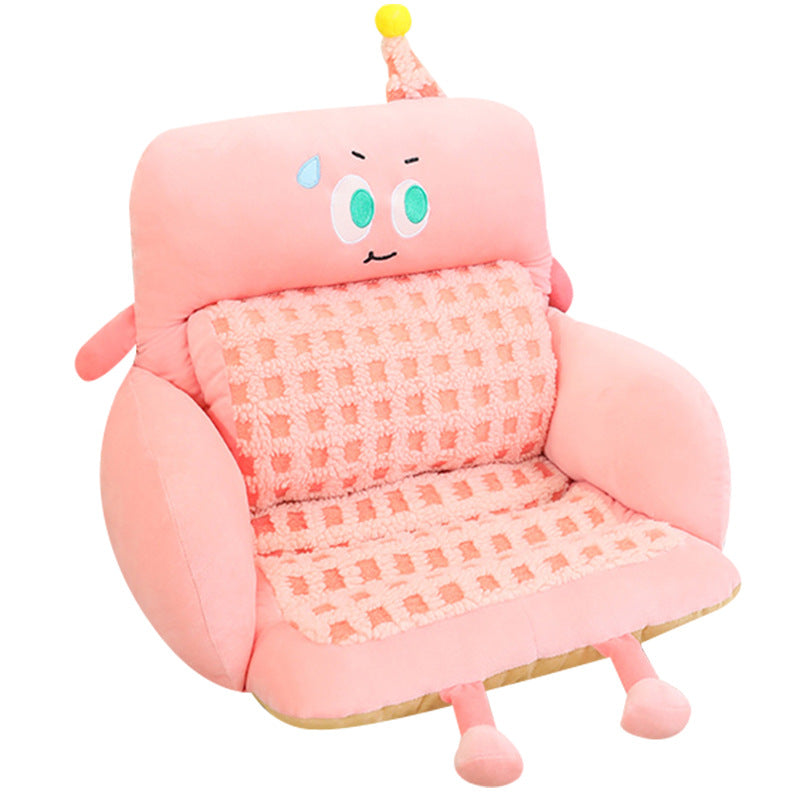 Cuddle pillow with playful face Stornfield